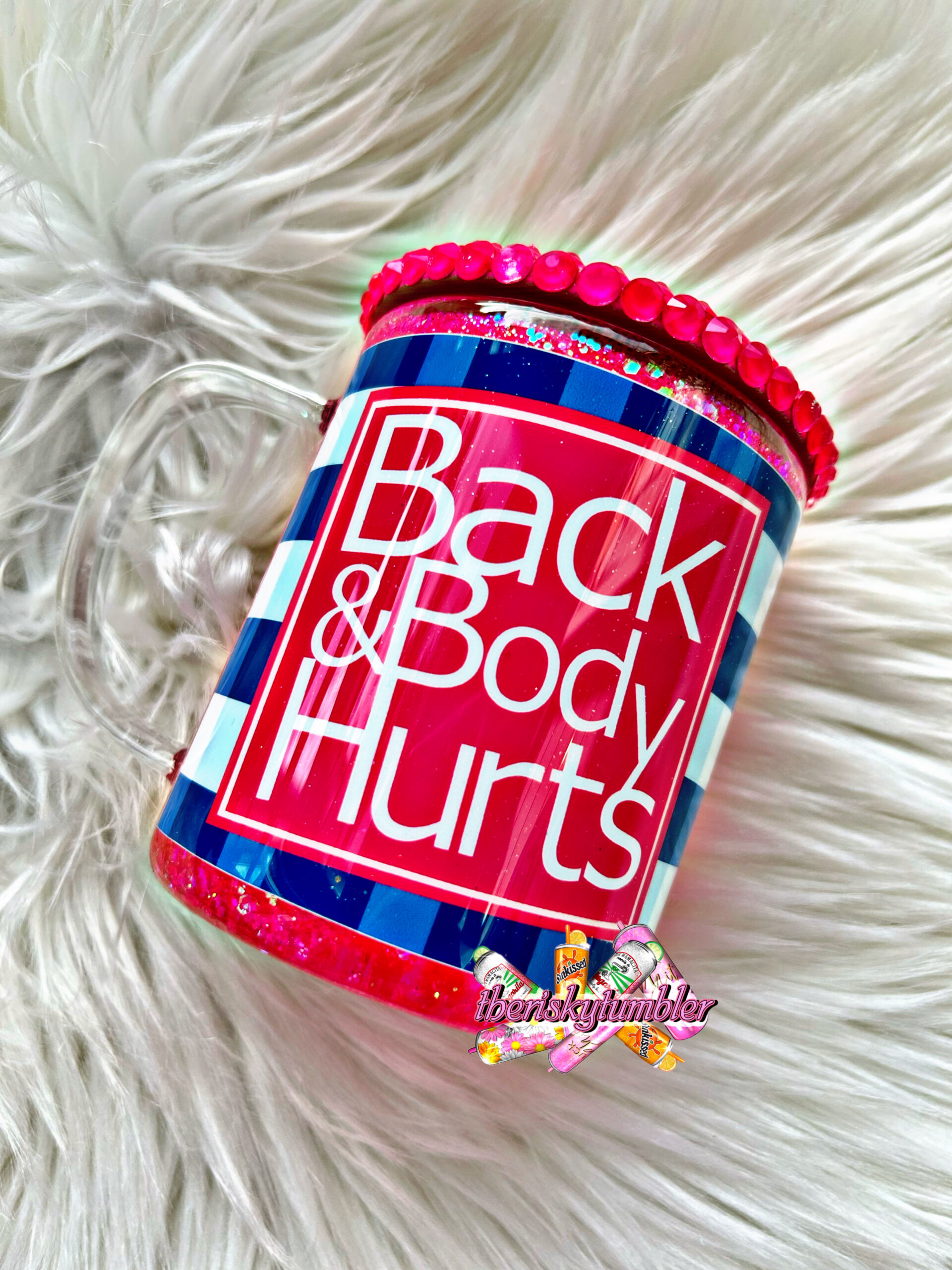 Back and Body 9oz mug The Risky Tumbler