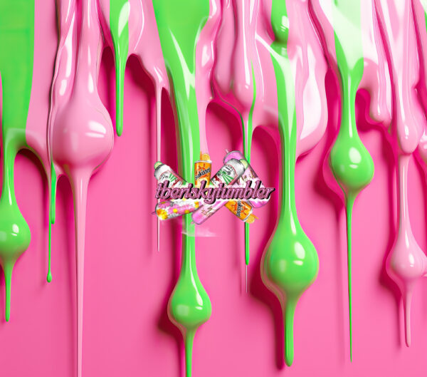 Drip (pink/green) The Risky Tumbler