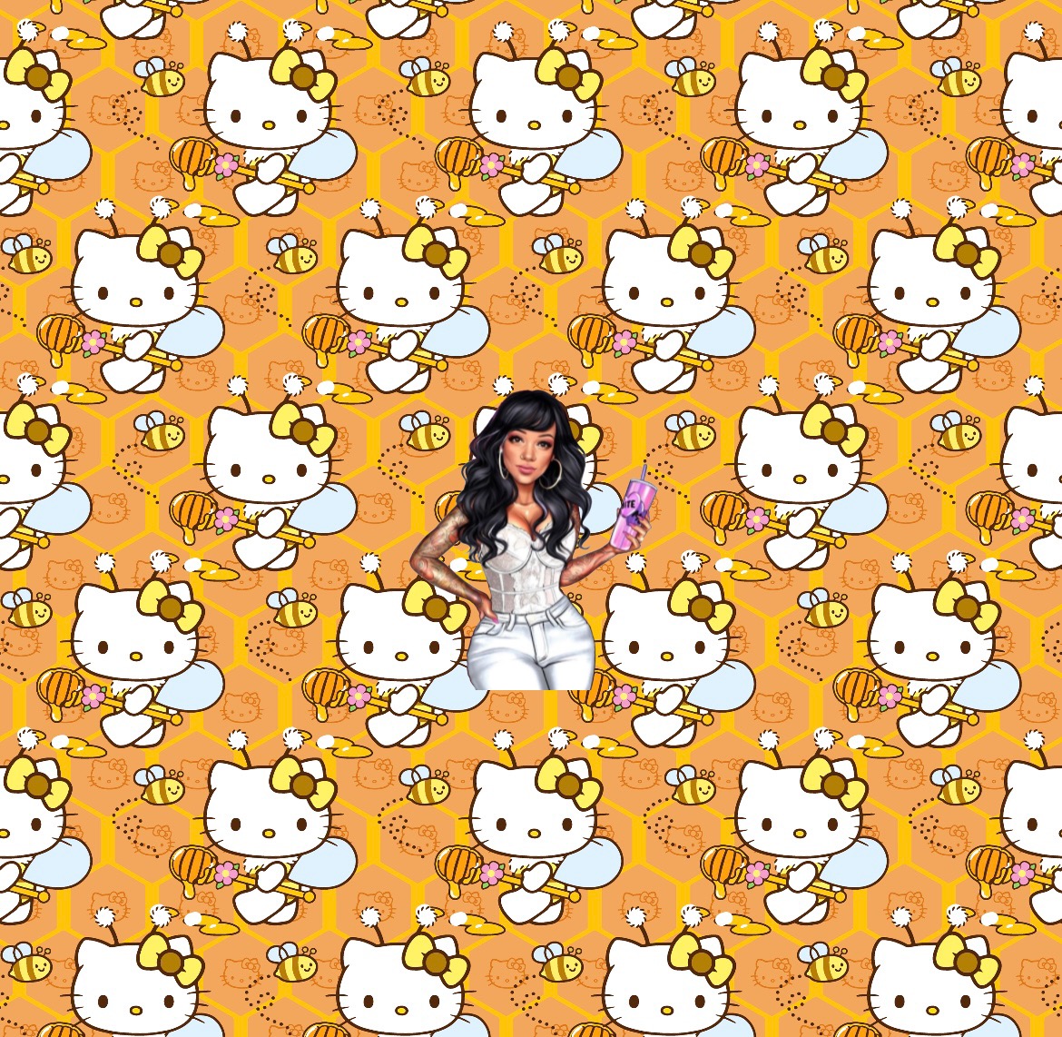 Honey Kitty (has a matching UV decal) The Risky Tumbler